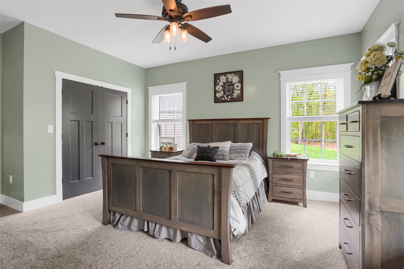 First floor primary bedroom