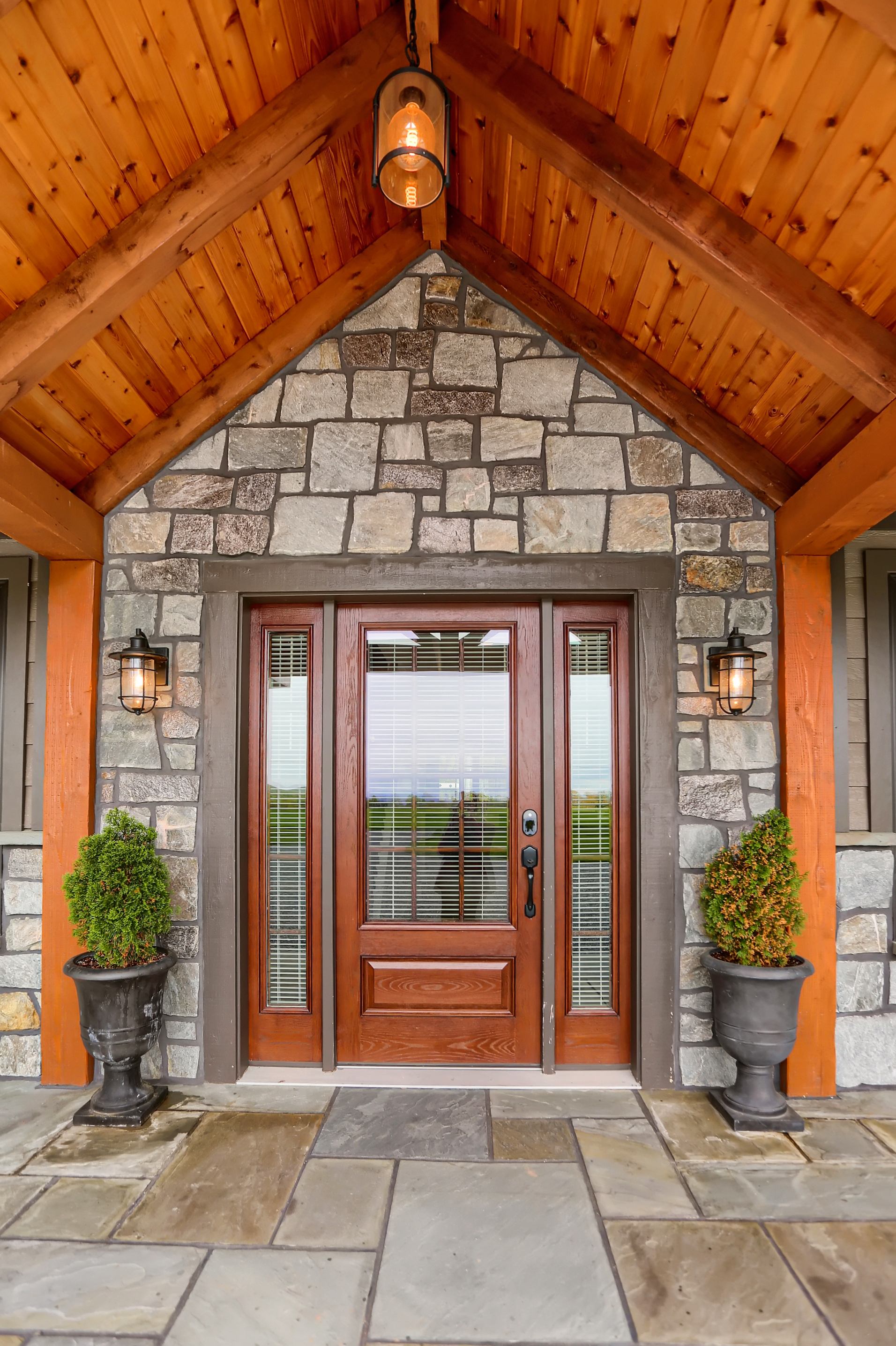 Front entrance detail