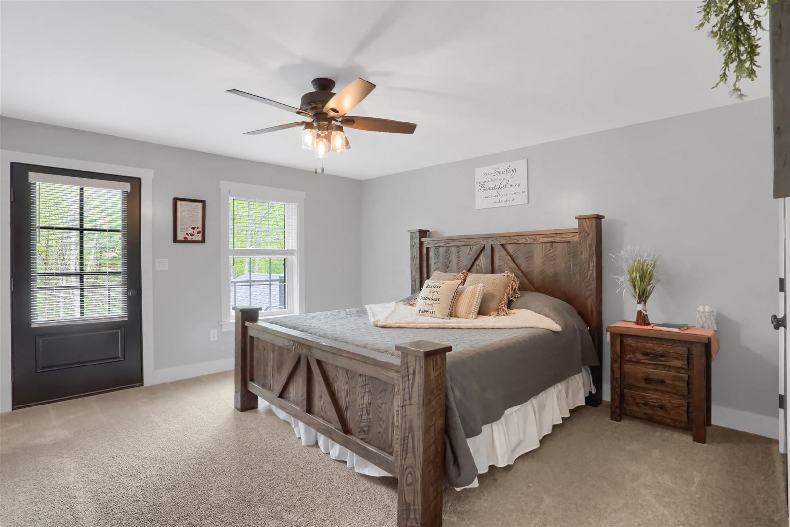 Upstairs master bedroom