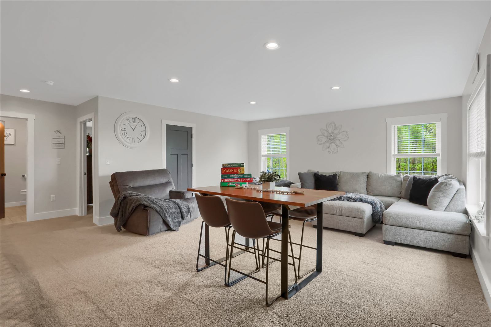 Upstairs lounge area